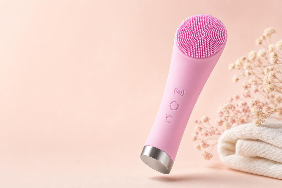 Lumina Glow, cepillo limpiador facial 2 en 1